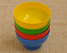 Conjunto sobremesa colorido c/ 06 uni.