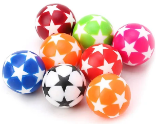 Pacote c/ 6 bolas coloridas